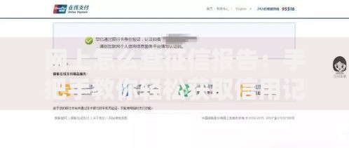 网上怎么查征信报告：手把手教你轻松获取信用记录