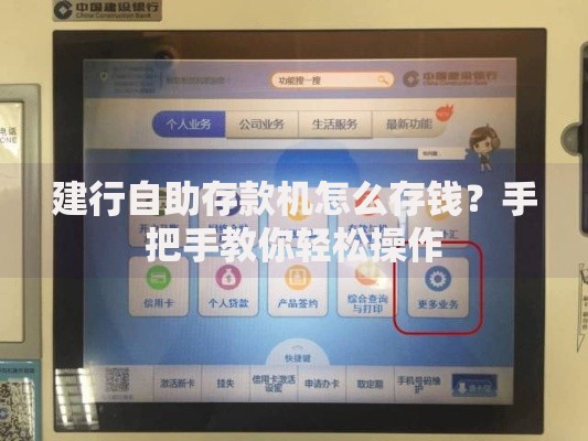 建行自助存款机怎么存钱？手把手教你轻松操作