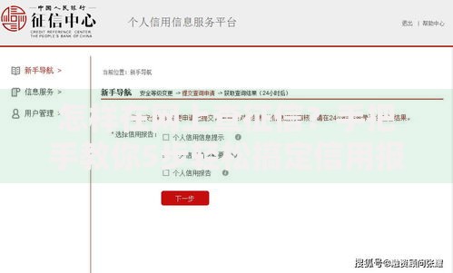 怎样在网上查征信？手把手教你5步轻松搞定信用报告