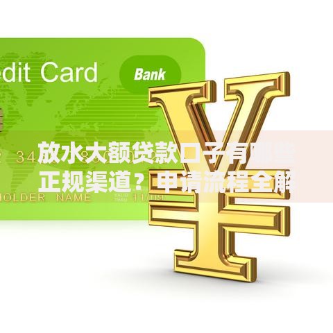 放水大额贷款口子有哪些正规渠道？申请流程全解析