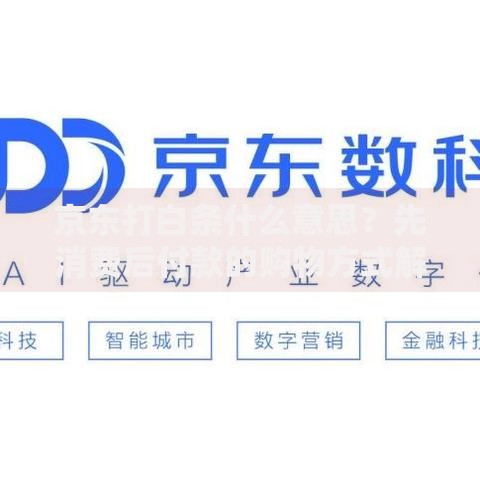 京东打白条什么意思？先消费后付款的购物方式解析