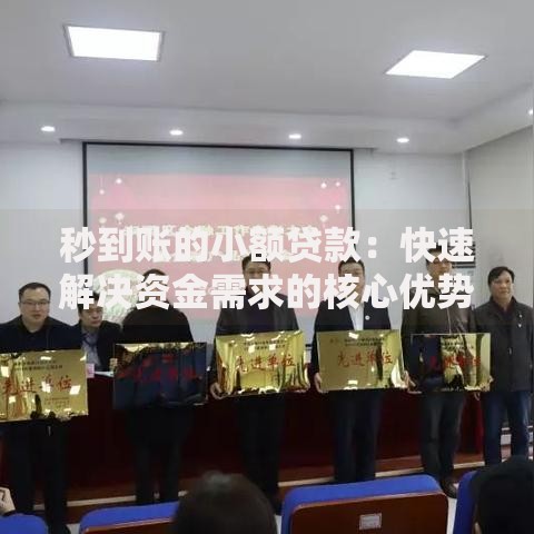 秒到账的小额贷款：快速解决资金需求的核心优势解析