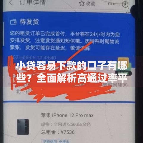 小贷容易下款的口子有哪些？全面解析高通过率平台
