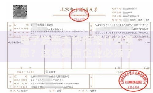电子发票未抄报是什么意思？这些要点企业必须了解
