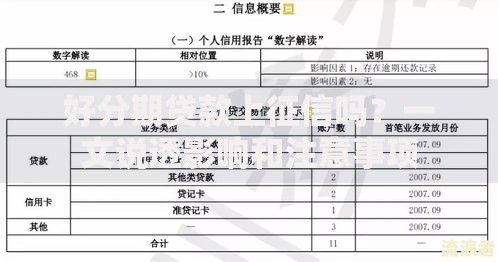 好分期贷款上征信吗？一文说透影响和注意事项