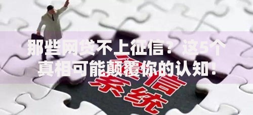 那些网贷不上征信？这5个真相可能颠覆你的认知！
