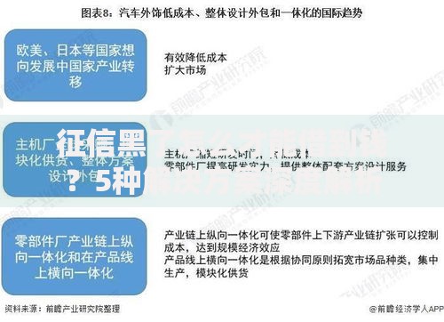 征信黑了怎么才能借到钱？5种解决方案深度解析