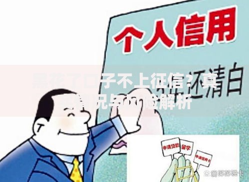 黑花了口子不上征信？真实情况与风险解析
