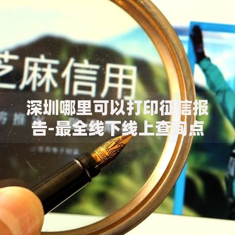 深圳哪里可以打印征信报告-最全线下线上查询点整理