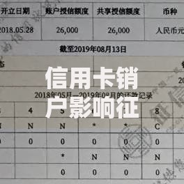 信用卡销户影响征信吗？这5个真相必须提前知道