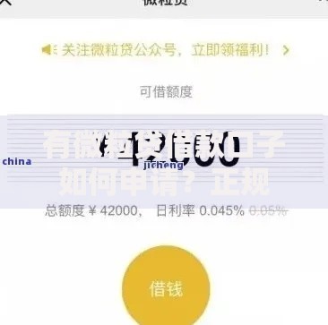 有微粒贷借款口子如何申请？正规渠道解析与常见问题解答