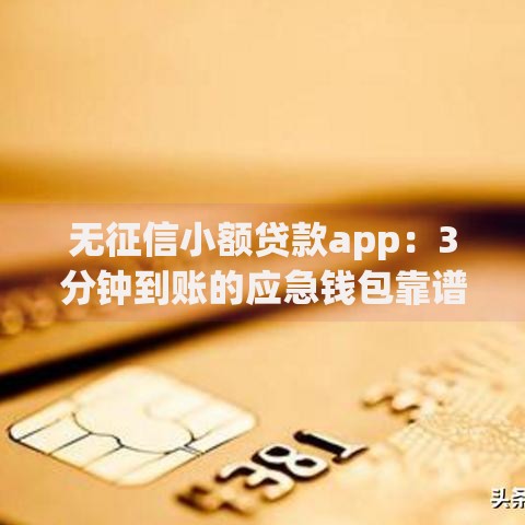 无征信小额贷款app：3分钟到账的应急钱包靠谱吗？