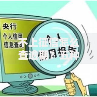 不上征信怎么查逾期？五种有效途径与风险解析