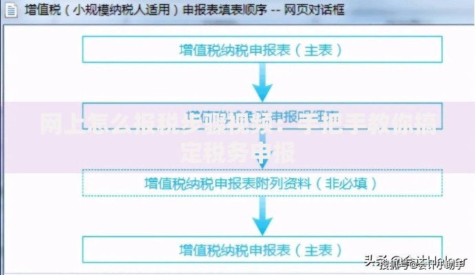 网上怎么报税步骤视频：手把手教你搞定税务申报