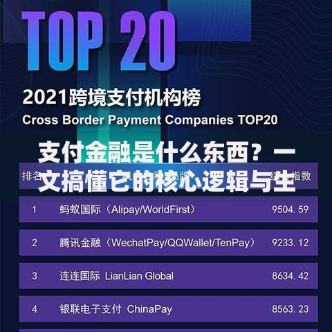 支付金融是什么东西？一文搞懂它的核心逻辑与生活应用