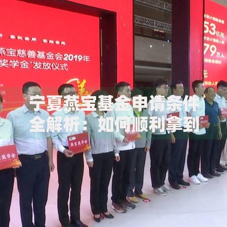 宁夏燕宝基金申请条件全解析：如何顺利拿到资助资格？