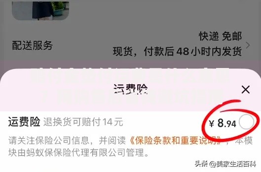 赔付金垫付运费是什么意思？网购售后省钱避坑指南