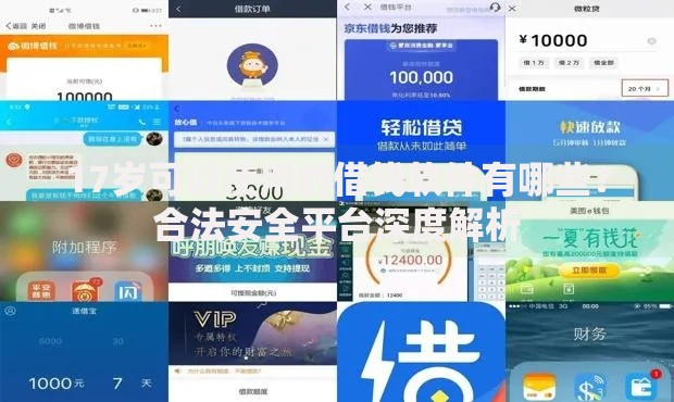 17岁可以使用的借钱软件有哪些？合法安全平台深度解析