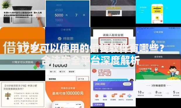 17岁可以使用的借钱软件有哪些？合法安全平台深度解析