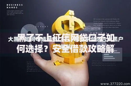 黑了不上征信网贷口子如何选择？安全借款攻略解析
