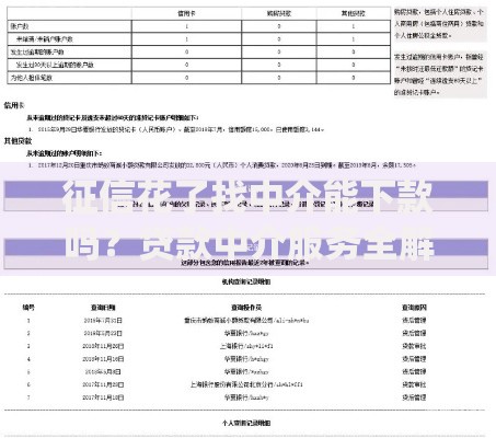 征信花了找中介能下款吗？贷款中介服务全解析