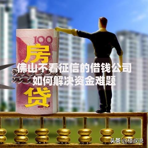 佛山不看征信的借钱公司如何解决资金难题
