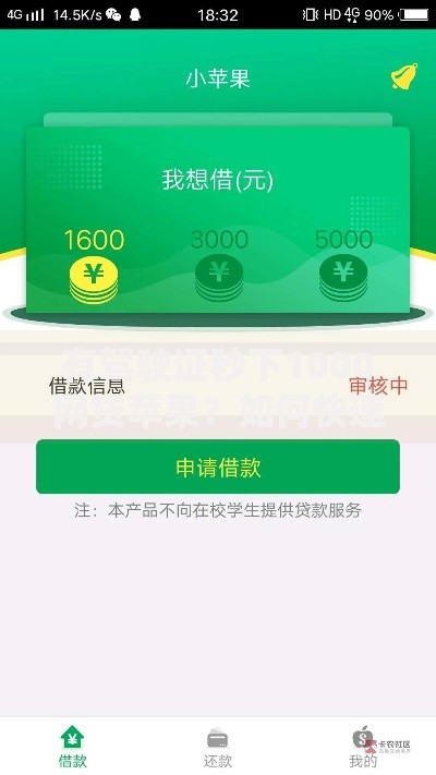 有驾驶证秒下1000网贷苹果？如何快速申请低息小额贷款
