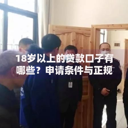 18岁以上的贷款口子有哪些？申请条件与正规平台解析
