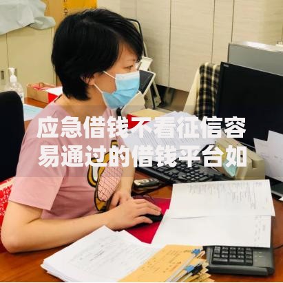 应急借钱不看征信容易通过的借钱平台如何选择