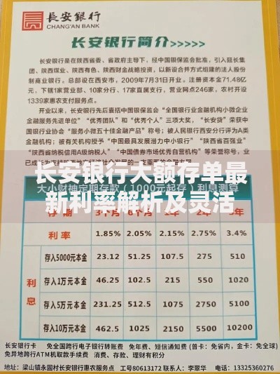 长安银行大额存单最新利率解析及灵活理财攻略