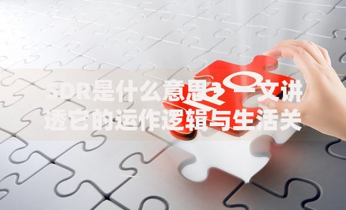 SDR是什么意思？一文讲透它的运作逻辑与生活关联