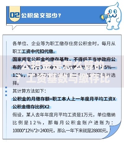 公积金是怎么算的？工资基数与缴存比例全解析