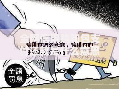 全网信用购和包支付还款是什么意思？一文搞懂信用消费新玩法