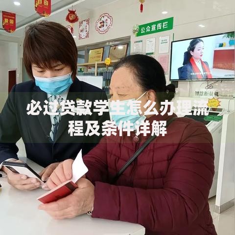 必过贷款学生怎么办理流程及条件详解