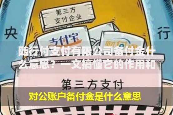 随行付支付有限公司备付金什么意思？一文搞懂它的作用和风险