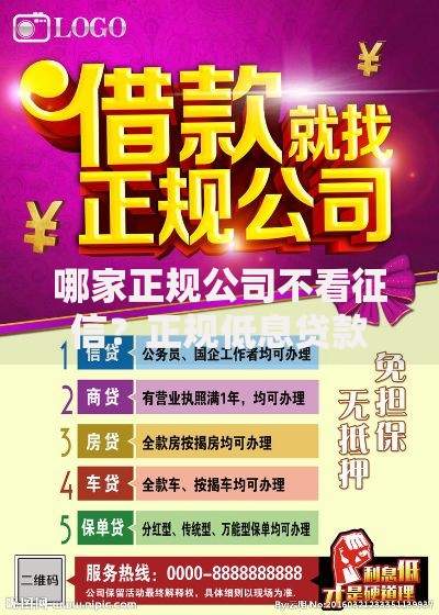 哪家正规公司不看征信?正规低息贷款平台推荐 哪家正规公司不看征信?正规低息贷款平台推荐