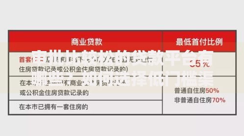 审批比较松的贷款平台有哪些？如何选择低门槛渠道