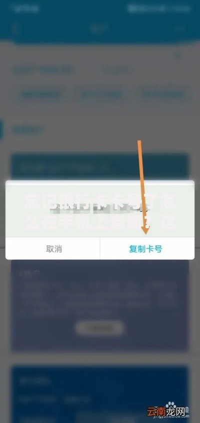 忘记银行卡卡号了怎么在手机上查询?这些方法超实用! 忘记银行卡卡号了怎么在手机上查询?这些方法超实用!