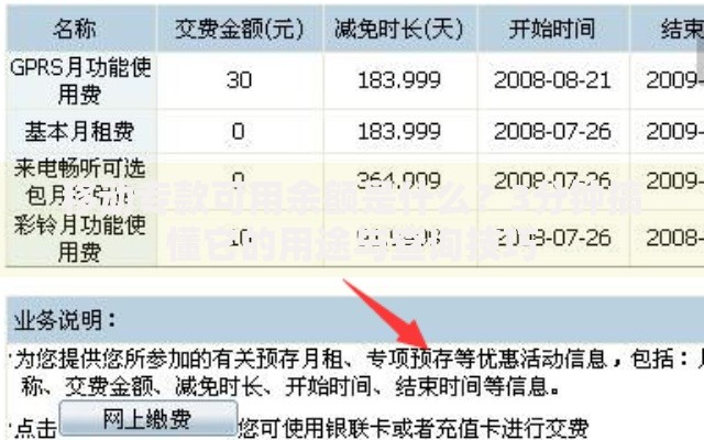 移动专款可用余额是什么？3分钟搞懂它的用途与查询技巧