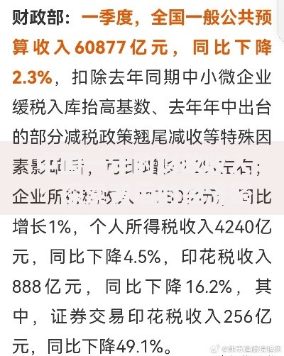 中国一年的财政收入：探索背后的经济密码与未来趋势