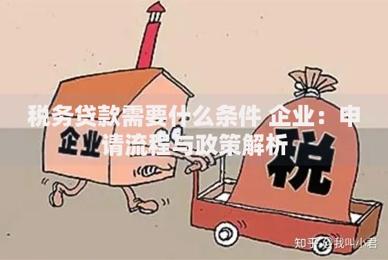 税务贷款需要什么条件 企业：申请流程与政策解析