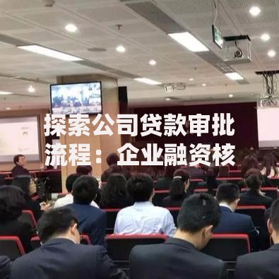 探索公司贷款审批流程：企业融资核心环节解析