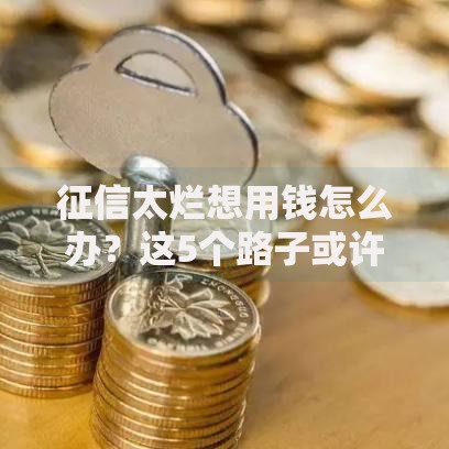 征信太烂想用钱怎么办？这5个路子或许能救急