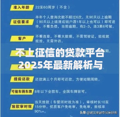 不上征信的贷款平台2025年最新解析与合规选择指南