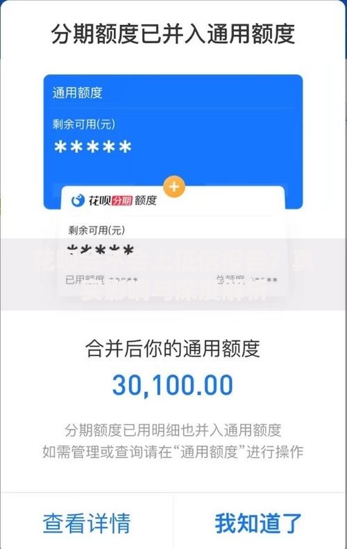 花呗会不会上征信报告？真实影响与深度解析