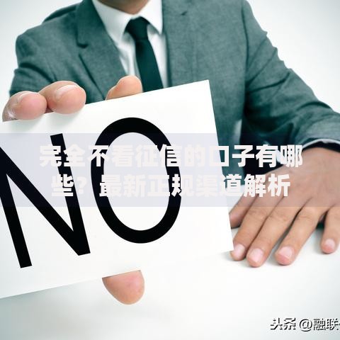 完全不看征信的口子有哪些？最新正规渠道解析