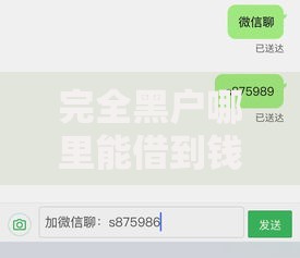 完全黑户哪里能借到钱,真心推荐5个贷款平台代理