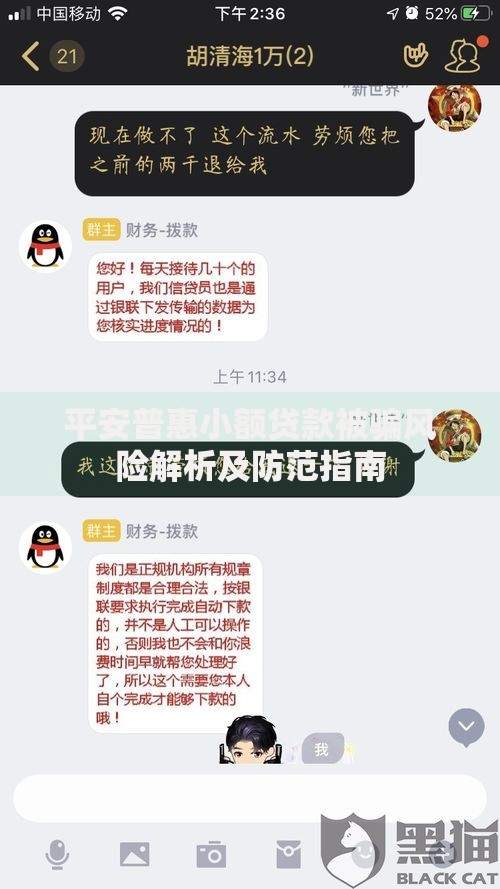 平安普惠小额贷款被骗风险解析及防范指南