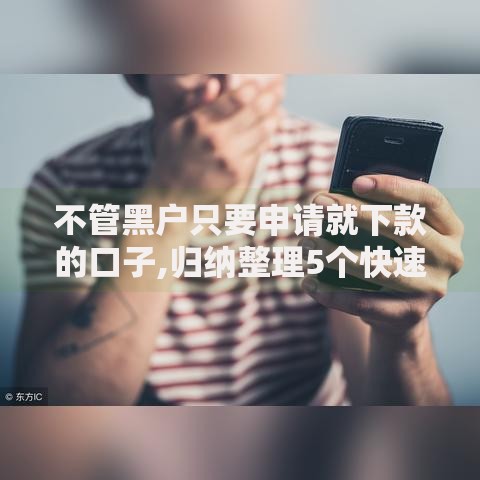 不管黑户只要申请就下款的口子,归纳整理5个快速借钱平台