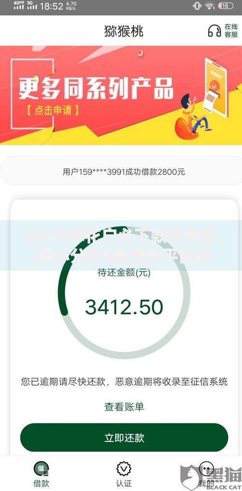 2025年花户必下款的网贷,精心分析5款贷款平台好利息低